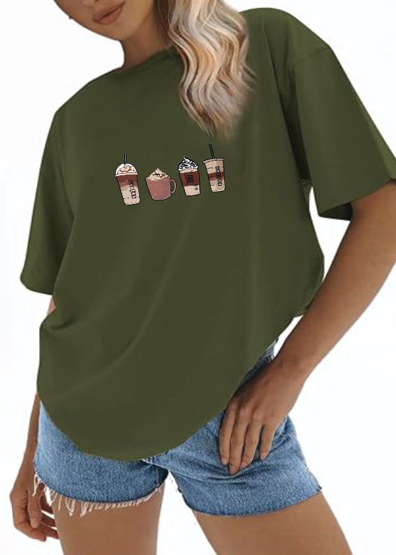 CAMISETA OVERSIZE DAMA GRAMAJE 260 (coffe)