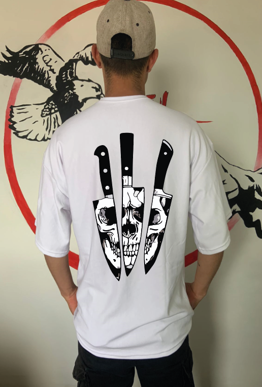 CAMISETA OVERSIZE GRAMAJE 260 (cara daga)