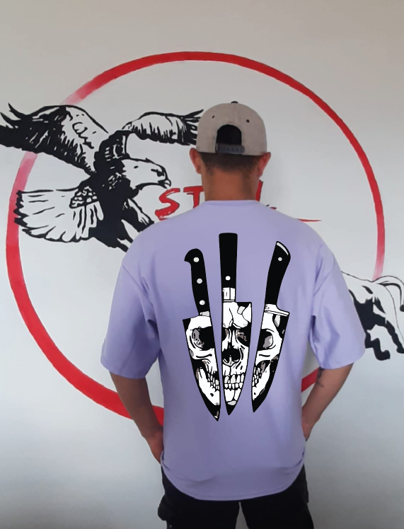 CAMISETA OVERSIZE GRAMAJE 260 (cara daga)