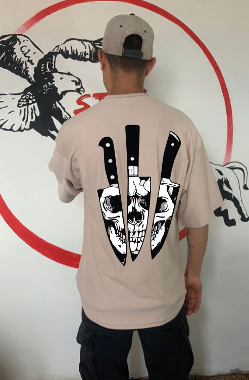 CAMISETA OVERSIZE GRAMAJE 260 (cara daga)