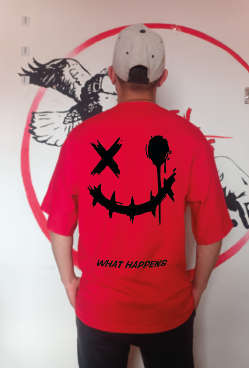 CAMISETA OVERSIZE GRAMAJE 260 (cara joker)