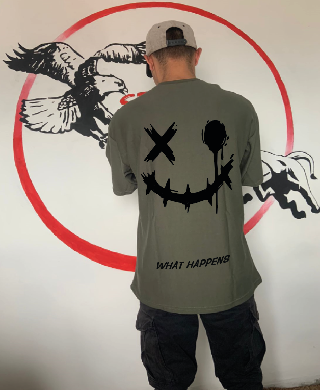 CAMISETA OVERSIZE GRAMAJE 260 (cara joker)