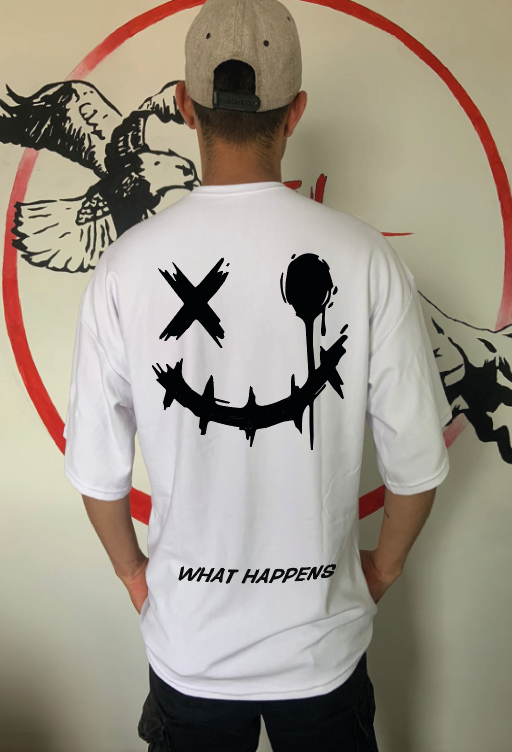 CAMISETA OVERSIZE GRAMAJE 260 (cara joker)