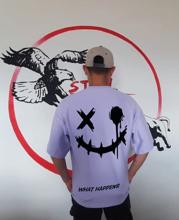 CAMISETA OVERSIZE GRAMAJE 260 (cara joker)