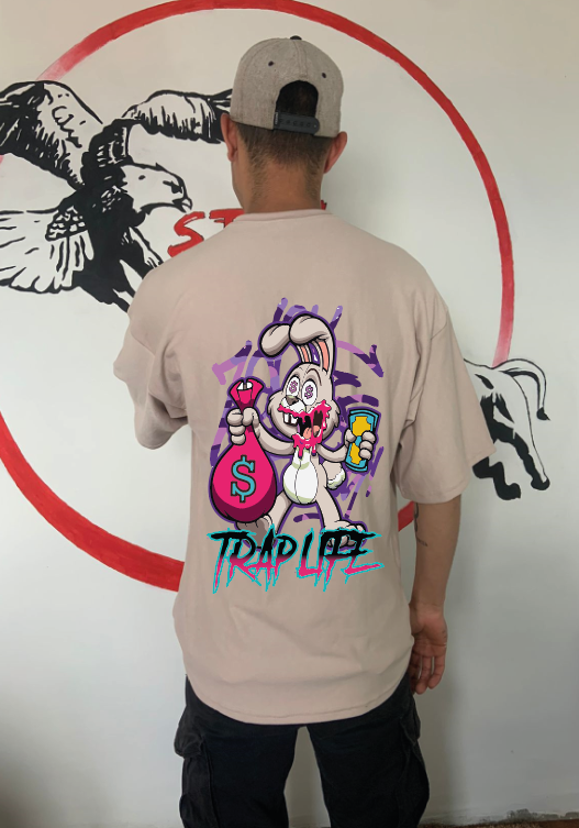 CAMISETA OVERSIZE GRAMAJE 260 (conejo money)