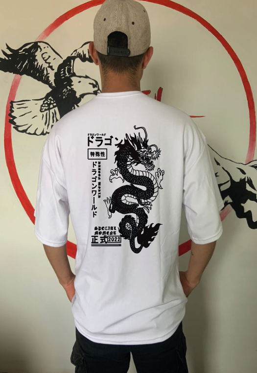 CAMISETA OVERSIZE GRAMAJE 180 (DRAGON TOKYO)