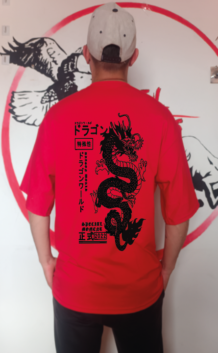 CAMISETA OVERSIZE GRAMAJE 180 (DRAGON TOKYO)