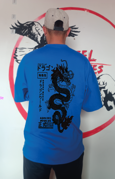 CAMISETA OVERSIZE GRAMAJE 180 (DRAGON TOKYO)