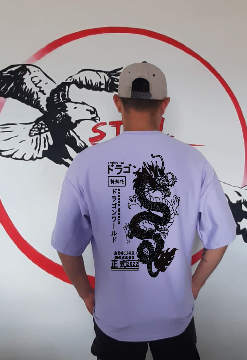 CAMISETA OVERSIZE GRAMAJE 180 (DRAGON TOKYO)