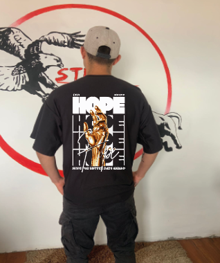 CAMISETA OVERSIZE GRAMAJE 260 (hope)