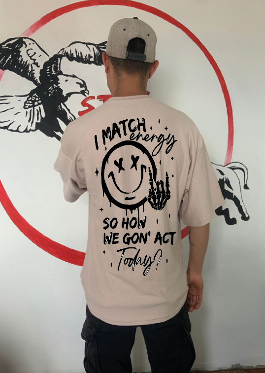CAMISETA OVERSIZE GRAMAJE 260 (i match)