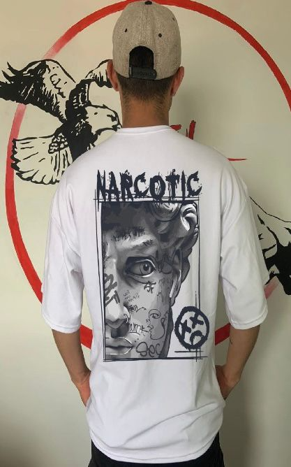 CAMISETA OVERSIZE GRAMAJE 260 (narcotic)