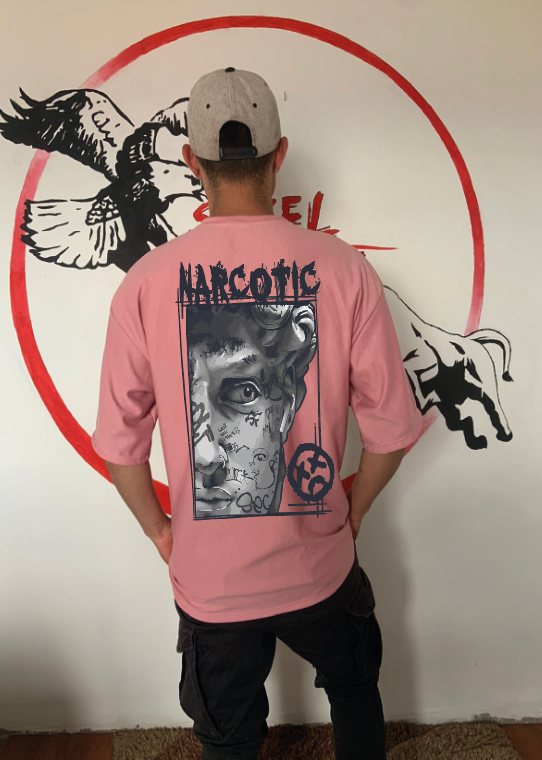 CAMISETA OVERSIZE GRAMAJE 260 (narcotic)