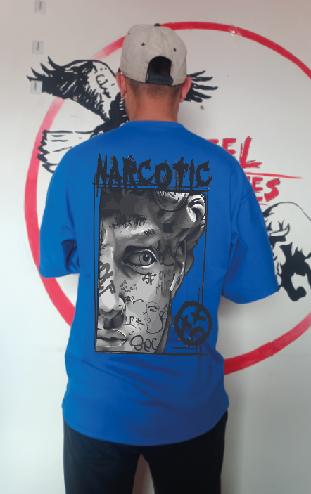 CAMISETA OVERSIZE GRAMAJE 260 (narcotic)