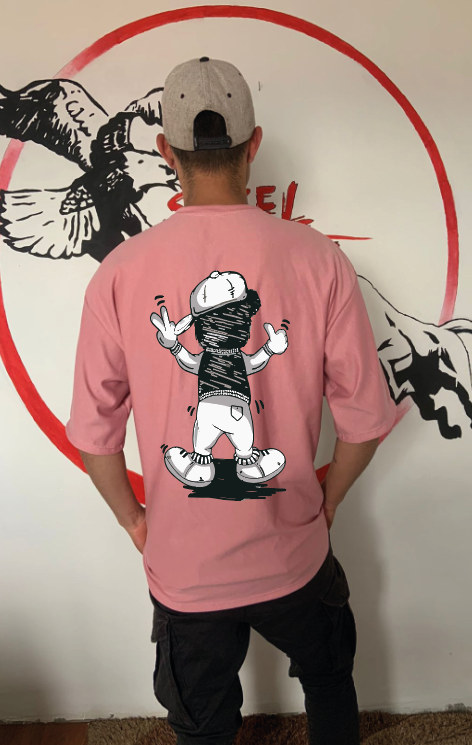 CAMISETA OVERSIZE GRAMAJE 180 (OSO DEDOS)