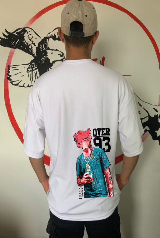CAMISETA OVERSIZE GRAMAJE 180 (PANTERA ROSA OVER)
