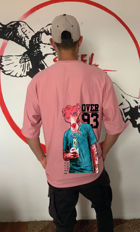 CAMISETA OVERSIZE GRAMAJE 180 (PANTERA ROSA OVER)