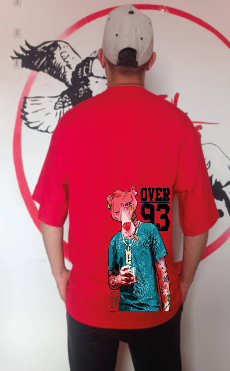 CAMISETA OVERSIZE GRAMAJE 180 (PANTERA ROSA OVER)