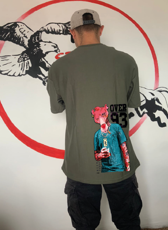 CAMISETA OVERSIZE GRAMAJE 180 (PANTERA ROSA OVER)