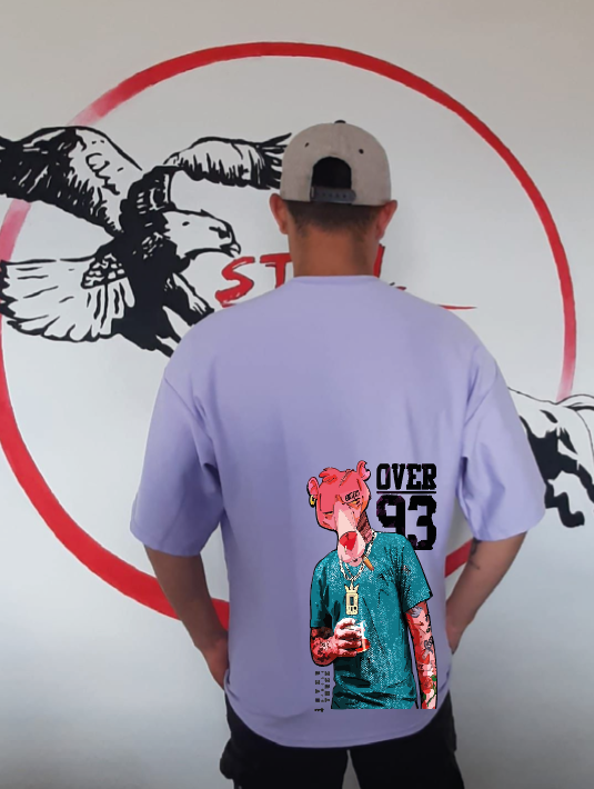 CAMISETA OVERSIZE GRAMAJE 180 (PANTERA ROSA OVER)