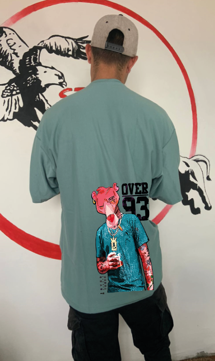 CAMISETA OVERSIZE GRAMAJE 180 (PANTERA ROSA OVER)