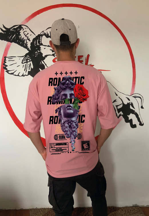 CAMISETA OVERSIZE GRAMAJE 260 (romantic)