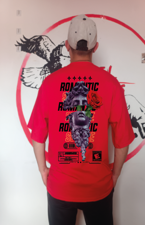 CAMISETA OVERSIZE GRAMAJE 260 (romantic)