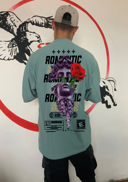 CAMISETA OVERSIZE GRAMAJE 260 (romantic)