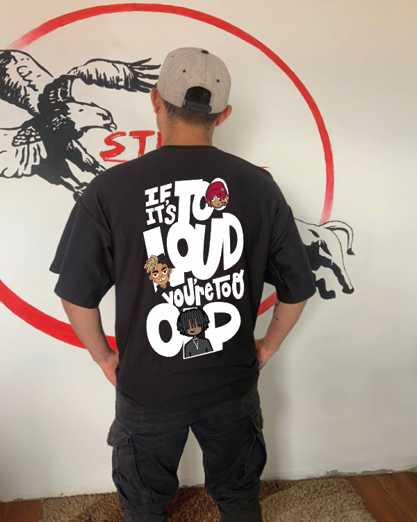 CAMISETA OVERSIZE GRAMAJE 180 (TO LOUD)