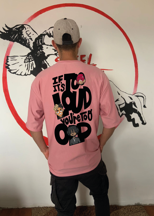 CAMISETA OVERSIZE GRAMAJE 180 (TO LOUD)