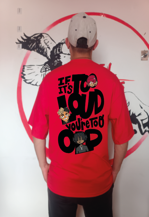 CAMISETA OVERSIZE GRAMAJE 180 (TO LOUD)