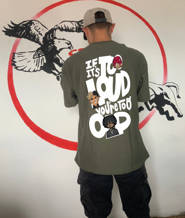 CAMISETA OVERSIZE GRAMAJE 180 (TO LOUD)