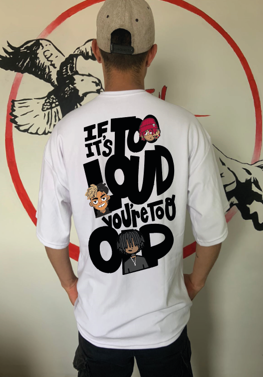 CAMISETA OVERSIZE GRAMAJE 180 (TO LOUD)