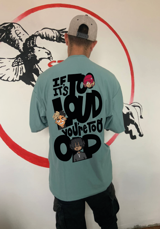 CAMISETA OVERSIZE GRAMAJE 180 (TO LOUD)