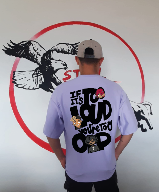 CAMISETA OVERSIZE GRAMAJE 180 (TO LOUD)