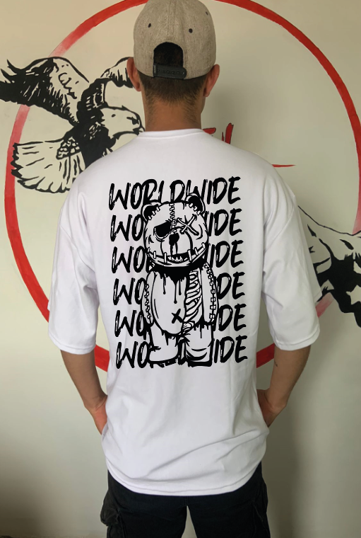 CAMISETA OVERSIZE GRAMAJE 180 (OSO WORI)