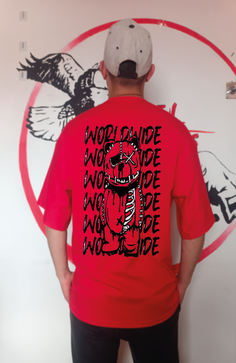 CAMISETA OVERSIZE GRAMAJE 180 (OSO WORI)