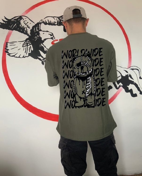 CAMISETA OVERSIZE GRAMAJE 180 (OSO WORI)