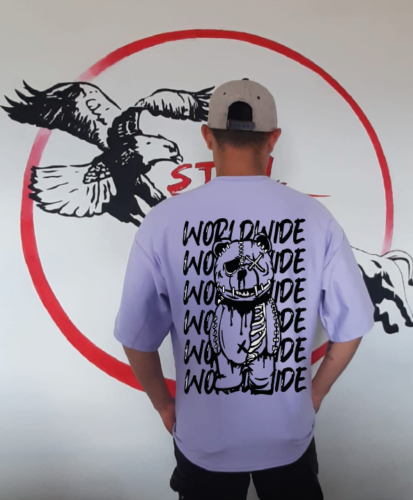 CAMISETA OVERSIZE GRAMAJE 180 (OSO WORI)