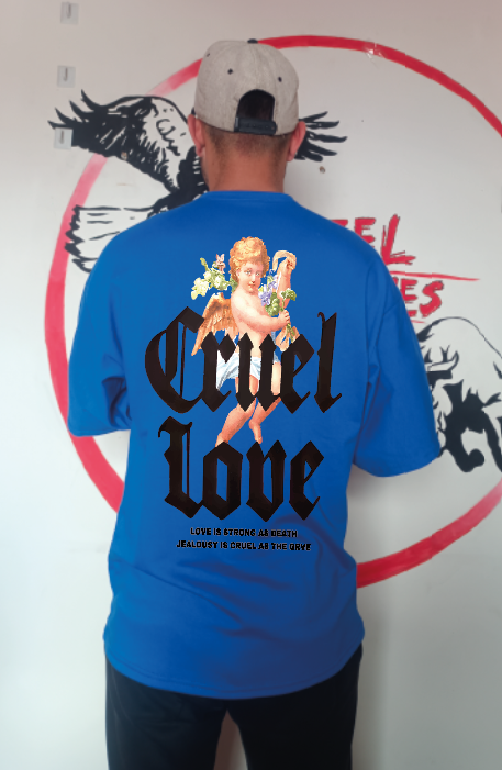 CAMISETA OVERSIZE GRAMAJE 260 (cruel love)