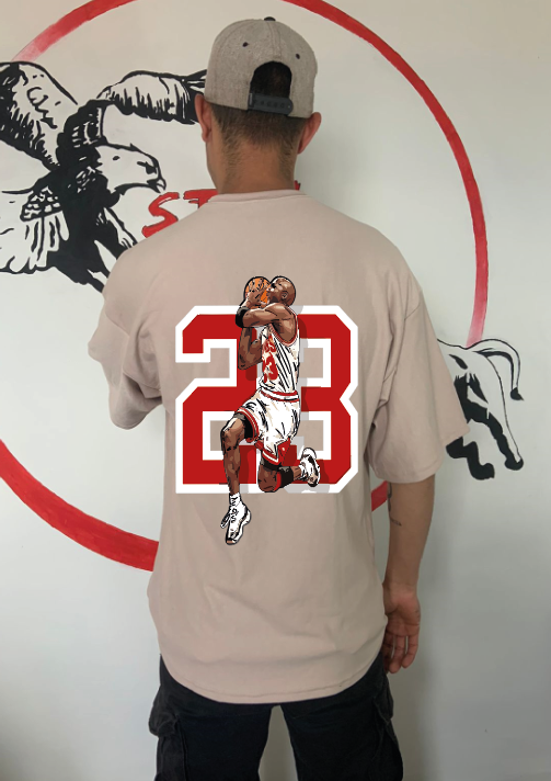 CAMISETA OVERSIZE GRAMAJE 260 (jordan 23)