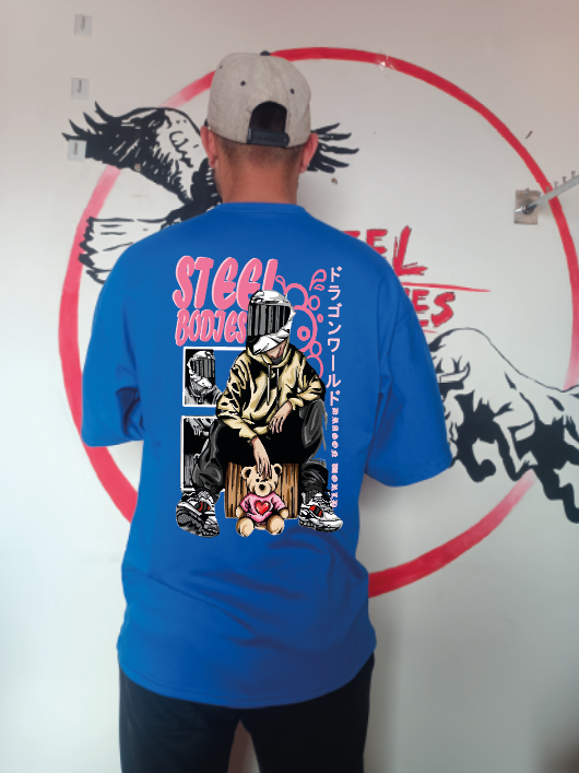 CAMISETA OVERSIZE GRAMAJE 180 (BIKER STEEL BODIES)