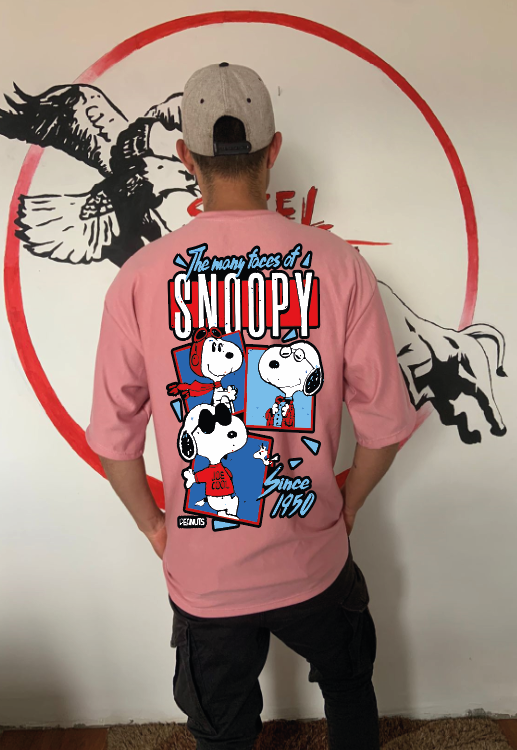 CAMISETA OVERSIZE GRAMAJE 260 (snoopy)
