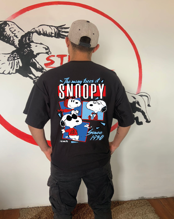 CAMISETA OVERSIZE GRAMAJE 260 (snoopy)
